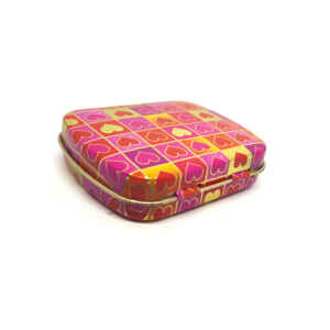 Latta con cuoricini Mini Pill Tin