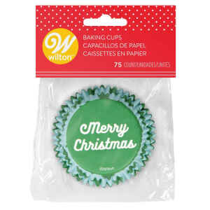 Pirottini - Cupcake Merry Christmas 75 Pz Wilton