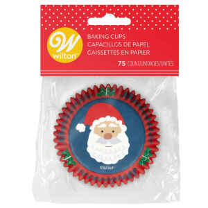 Pirottini - Cupcake Babbo Natale 75 Pz Wilton