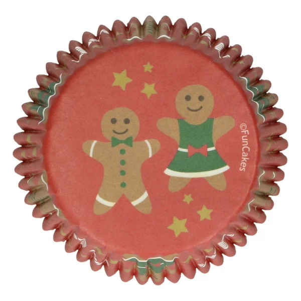 Pirottini - Cupcake Omino Pan Di Zenzero 48 Pz FunCakes