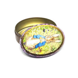 Scatolina di Latta ovale Peter Rabbit Quiet