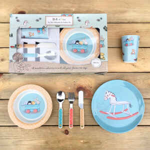 Set di melammina Toy Box Belle & Boo