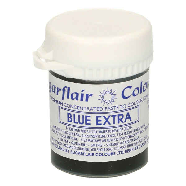 Colore in Pasta Concentrata Blue Extra Senza Glutine 42 g Sugarflair