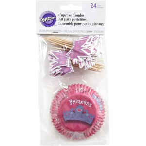 Pirottini - Cupcake Princessa con Pix 48 Pezzi Wilton