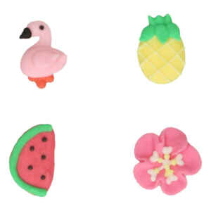 Sugar Decorations Tropical Senza Glutine Set 8 Pz FunCakes