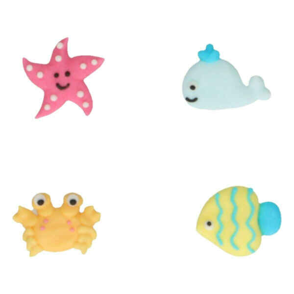 Sugar Decorations Sea Life Set 8 Pz FunCakes