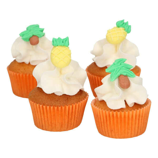 Sugar Decorations Ananas e Alberi Palma Senza Glutine Set 8 Pz FunCakes