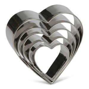 Tagliabiscotti Cuore Set 5 Pz Patisse