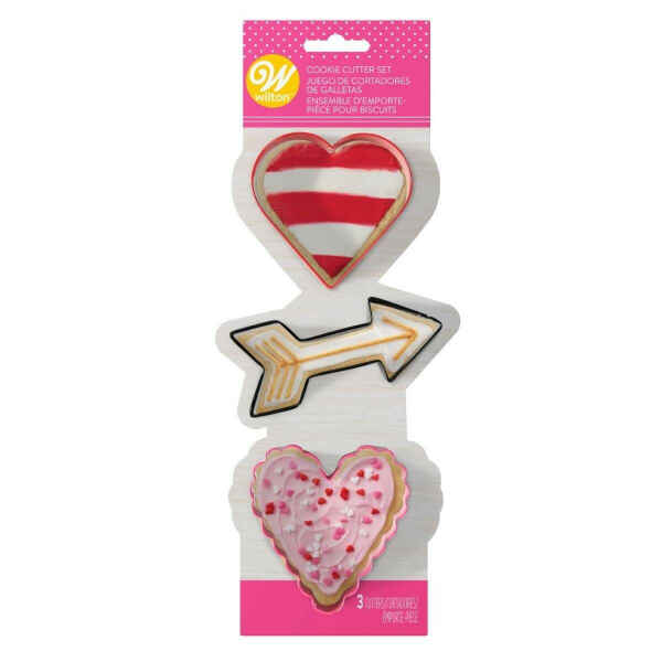 Tagliabiscotti San Valentino Set 3 Pz Wilton