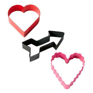 Tagliabiscotti San Valentino Set 3 Pz Wilton