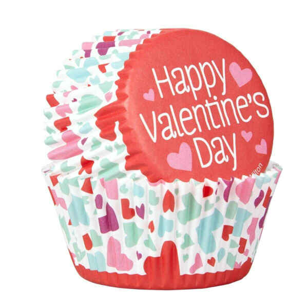 Pirottini - Cupcake San Valentino con Pix 48 Pezzi Wilton