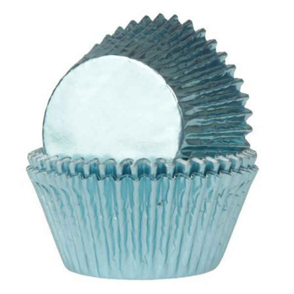 Pirottini - Cupcake Flanella Baby Blue Ø 5 cm 24 Pz House of Marie