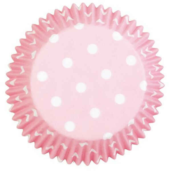 Pirottini - Cupcake Pois Rosa Chiaro 75 Pz Wilton