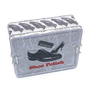 Scatola di latta Shoe Polish Latch