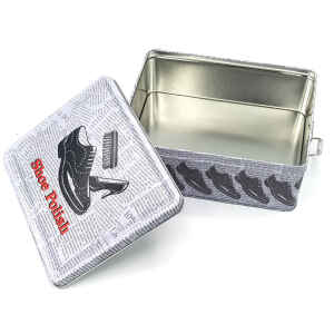 Scatola di latta Shoe Polish Latch