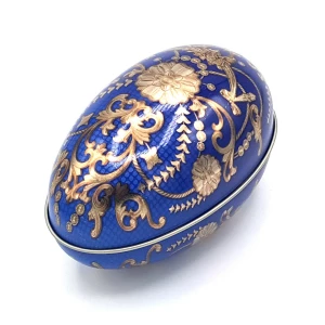Latta Russian Eggs Gift tipo Faberge Blu