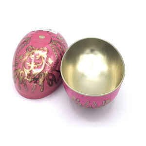 Latta Russian Eggs Gift tipo Faberge Rosa