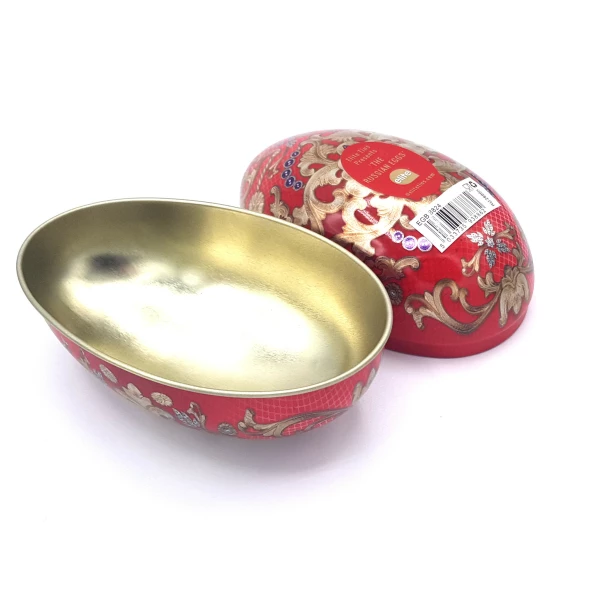 Latta Russian Eggs Gift tipo Faberge Rossa