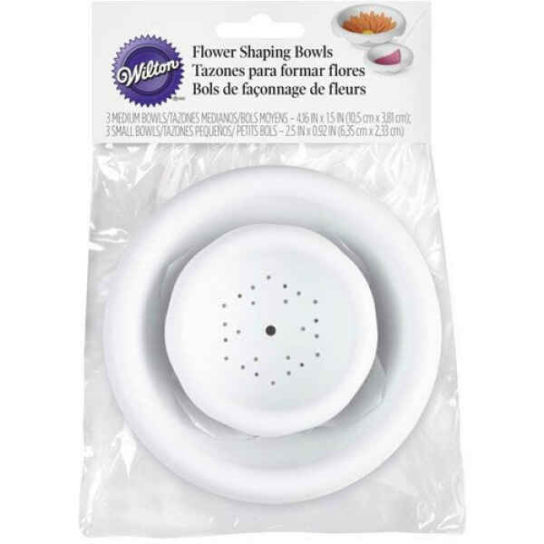 Set Ciotole per Modellaggio Fiori Set 6 Pz Wilton