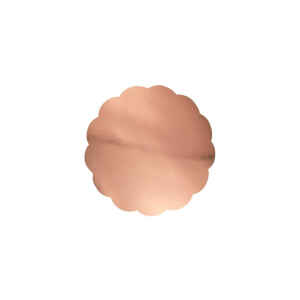 Sottotorta Cake Card Scallop Rose Gold 15 cm 3 Pz PME