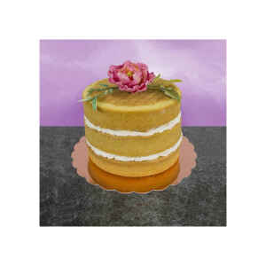 Sottotorta Cake Card Scallop Rose Gold 25 cm 3 Pz PME