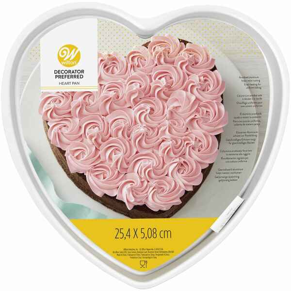 Decorator Preferred Stampo a Cuore 25 x 5 cm Wilton