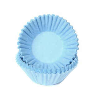 Pirottini - Cupcake Chocolate Pastelli Blu 100 Pz House of Marie