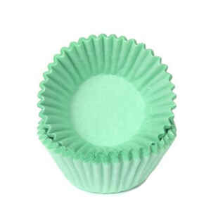 Pirottini - Cupcake Chocolate Pastelli Verde Menta 100 Pz House of Marie