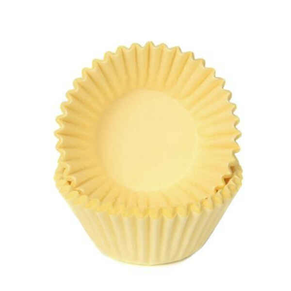 Pirottini - Cupcake Chocolate Pastelli Giallo 100 Pz House of Marie