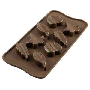 Silicone Chocolate Mould Foglie Nature Silikomart