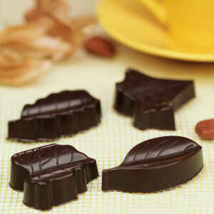 Silicone Chocolate Mould Foglie Nature Silikomart