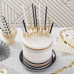 Set Metallic Candle 25 Pz Wilton