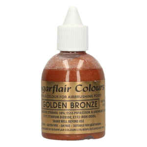 Colorante per Aerografo Bronzo Dorato 60 ml Sugarflair