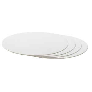 Sottotorta - Vassoio Rigido Tondo Sottile Bianco H 0,3 cm 1 pz