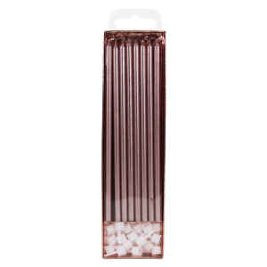 Candele extra alte Rose Gold 18 cm 16 Pz PME