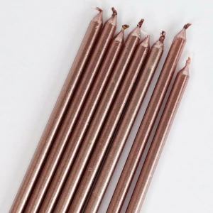 Candele extra alte Rose Gold 18 cm 16 Pz PME