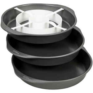 Set Torta Rotonda Scacchiera 4 Pz Wilton