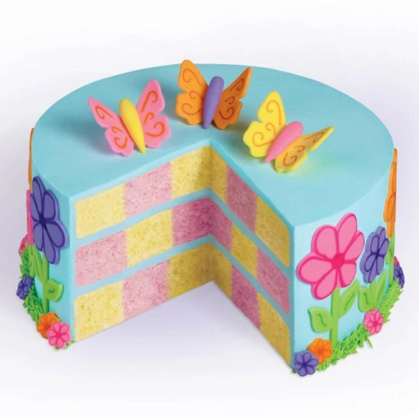 Set Torta Rotonda Scacchiera 4 Pz Wilton