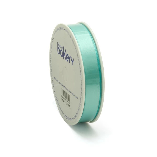 Bobina Doppio Raso Acquamarina 15 mm x 25 metri