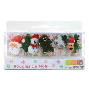 Candele Christmas Set 8 Pz Scrapcooking