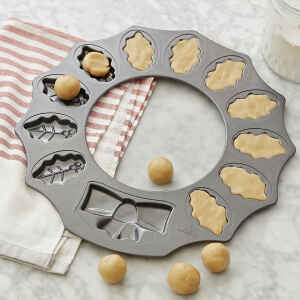 Teglia Cookie Pan Wreath Holly Leaf Ghirlanda Wilton