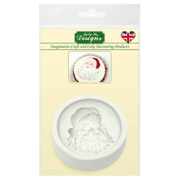 Stampo Silicone Cupcake Topper Babbo Natale Katy Sue