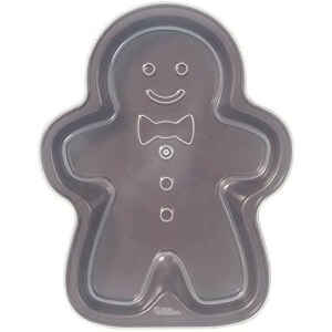 Teglia Padella con coperchio Christmas Gingerbread Boy di Wilton Industries