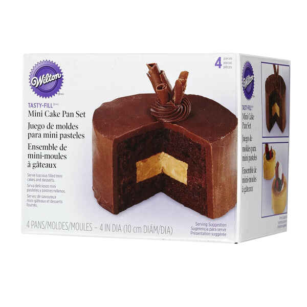 Teglie Stampi Mini Tasty-Fill Pan Set 4 Pz Wilton