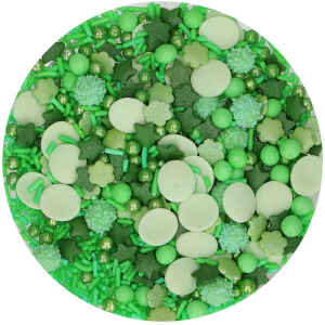 Zuccherini Sprinkle Medley Green 65 g FunCakes