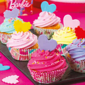 Pirottini - Cupcake Ø 5 cm Stile 2 Barbie 36 Pz