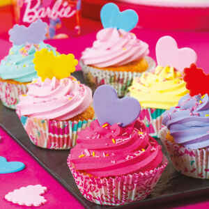 Pirottini - Cupcake Ø 5 cm Stile 2 Barbie 36 Pz