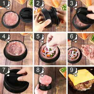 Pressa per Hamburger 3 in 1 Kit Tuknon