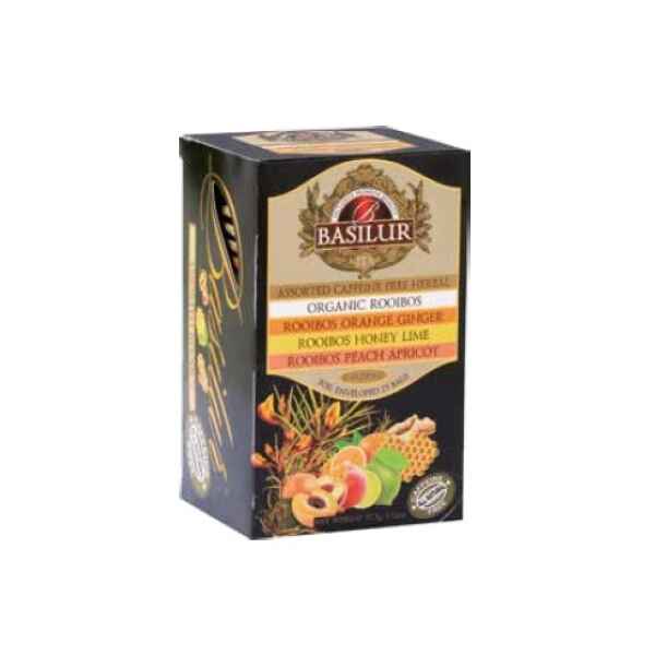 Astuccio 25 Filtri Tisana Infuso ROOIBOS e FRUTTA 1,2 g Basilur