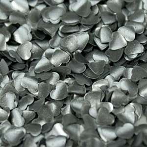 Confetti Zuccherini Cuori Argento commestibili Rainbow Dust